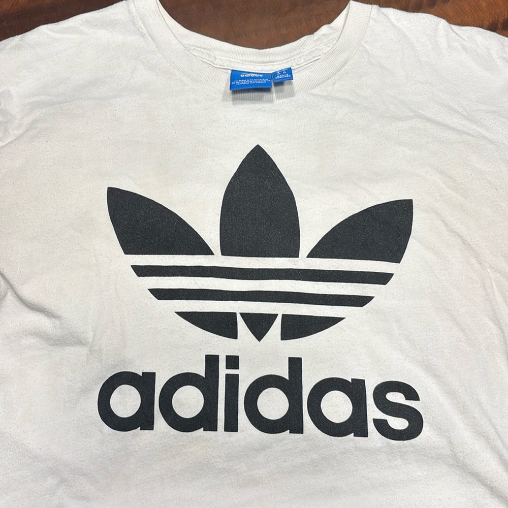 Adidas White T-Shirt - XL